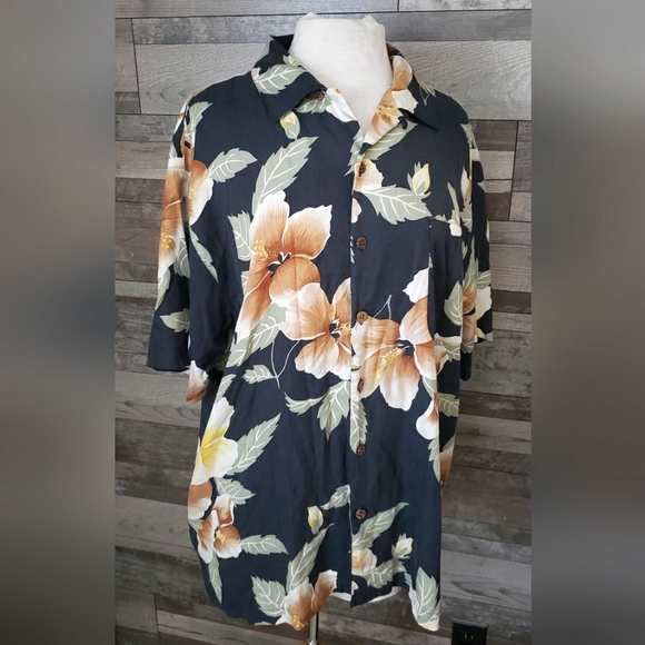 NWOT Tommy Bahama Silk Shirt - Picture 1 of 9